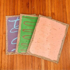 fun poptart inspired wall art DIYed lot of 3 dopamine decor aesthetic home decor